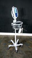 WELCH ALLYN 42MTB VITAL SIGN MONITOR ON ROLLING STAND
