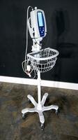 WELCH ALLYN 42MTB VITAL SIGN MONITOR ON ROLLING STAND
