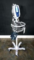 WELCH ALLYN 42MTB VITAL SIGN MONITOR ON ROLLING STAND