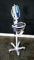 WELCH ALLYN 42MTB VITAL SIGN MONITOR ON ROLLING STAND