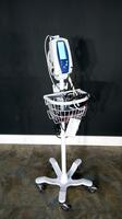 WELCH ALLYN 42MTB VITAL SIGN MONITOR ON ROLLING STAND