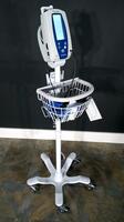 WELCH ALLYN 42MTB VITAL SIGN MONITOR ON ROLLING STAND