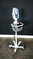 WELCH ALLYN 42MTB VITAL SIGN MONITOR ON ROLLING STAND