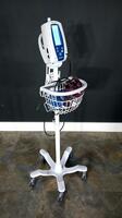 WELCH ALLYN 42MTB VITAL SIGN MONITOR ON ROLLING STAND
