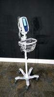WELCH ALLYN 42MTB VITAL SIGN MONITOR ON ROLLING STAND