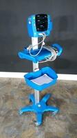 GE CARESCAPE V100 PATIENT MONITOR ON ROLLING STAND