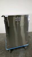 LOGIQUIP STAINLESS STEEL CASE CART (DOUBLE DOORS)