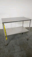 BLICKMAN STAINLESS STEEL BACK TABLE