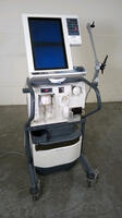 NELLCOR PURITAN BENNETT 840 VENTILATOR WITH COMPRESSOR ON ROLLING STAND (BILEVEL, TC, NEOMODE, VV+, RM)(SN 3510000301)