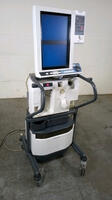 NELLCOR PURITAN BENNETT 840 VENTILATOR WITH COMPRESSOR ON ROLLING STAND (BILEVEL, TC, NEOMODE, VV+)(SN 3510052624)