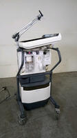 NELLCOR PURITAN BENNETT 840 VENTILATOR WITH COMPRESSOR ON ROLLING STAND (BILEVEL, TC, VV+, RM)(SN 3510033607)