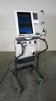 NELLCOR PURITAN BENNETT 840 VENTILATOR ON ROLLING STAND (BILEVEL, TC, NEOMODE, VV+, PAV+, RM, TRENDING, LC)(SN 3510095429)