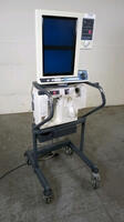 NELLCOR PURITAN BENNETT 840 VENTILATOR ON ROLLING STAND (BILEVEL, TC, NEOMODE, VV+)(SN 3510022577)