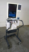 NELLCOR PURITAN BENNETT 840 VENTILATOR ON ROLLING STAND (BILEVEL, TC, NEOMODE, VV+)(SN 3510030284)