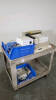 GILSON FC 204/819 FRACTION COLLECTOR AND INJECTIN VALVE ACTUATOR WITH ACCESSORIES (NO CART)