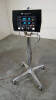 EDC 8430 CARDIAC STRESS TESTING SYSTEM ON ROLLING STAND