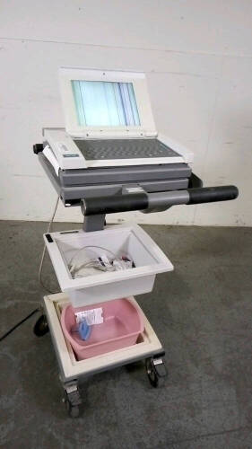 MARQUETTE MAC 5000 ECG/EKG MACHINE ON ROLLING CART