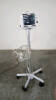 GE DASH 3000 PATIENT MONITOR ON STAND