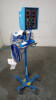 CRITIKON DINAMAP 8100 VITAL SIGNS MONITOR WITH BP CABLE ON ROLLING STAND