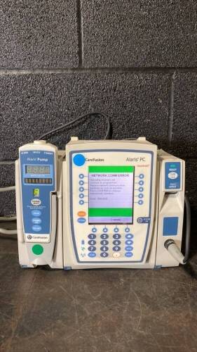 CAREFUSION ALARIS PC INFUSION PUMP W/8100 MODULE, ALARIS AUTO ID & SCANNER