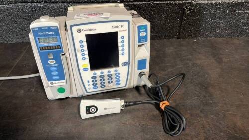 CAREFUSION ALARIS PC INFUSION PUMP W/8100 MODULE, ALARIS AUTO ID & SCANNER