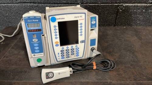 CAREFUSION ALARIS PC INFUSION PUMP W/8100 MODULE, ALARIS AUTO ID & SCANNER