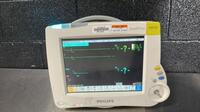 PHILIPS MP30 INTELLIVUE PATIENT MONITOR W/PHILIPS (M3001A) MULTI-PARAMETER MODULE