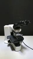 OLYMPUS BX41 LAB MICROSCOPE WITH 5 OBJECTIVES (10X/0.25, 4X/0.10, 50X/0.90, 100X/1.25)