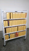 CARSTENS DESIGN-A-LINE ROLLING CART WITH CLIPBOARDS