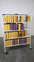 CARSTENS CUSTOMLINE ROLLING RACK WITH CLIPBOARDS