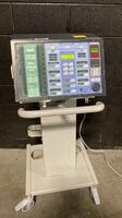 NELLCOR PURITAN BENNETT 760 VENTILATOR ON ROLLING STAND