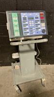 NELLCOR PURITAN BENNETT 760 VENTILATOR ON ROLLING STAND