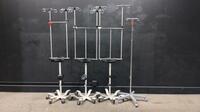 LOT OF IV POLES