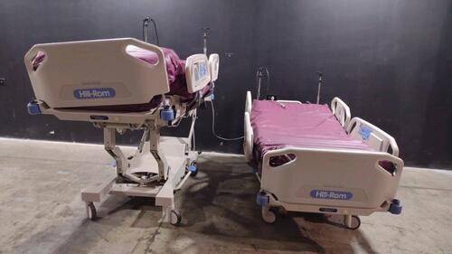 LOT OF HILL-ROM TOTAL CARE SPORT 2 HOSPITAL BEDS