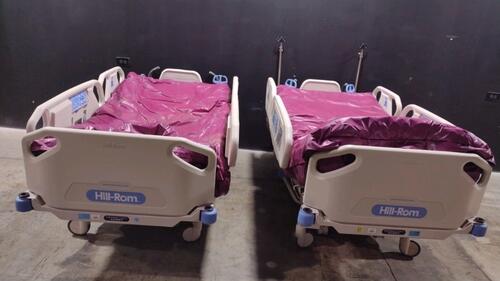 LOT OF HILL-ROM TOTAL CARE SPORT 2 HOSPITAL BEDS