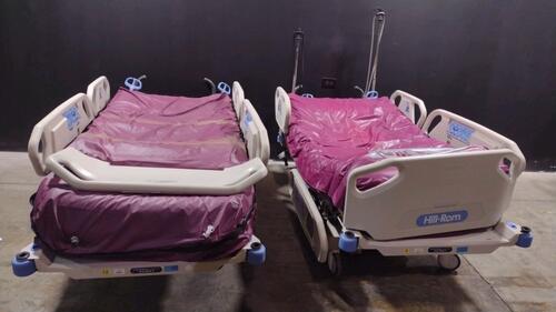 LOT OF HILL-ROM TOTAL CARE SPORT 2 HOSPITAL BEDS