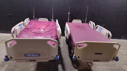 LOT OF HILL-ROM TOTAL CARE SPORT 2 HOSPITAL BEDS