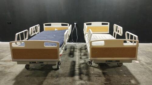 LOT OF HILL-ROM ADVANCE SERIES HOSPITAL BEDS