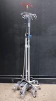 LOT OF IV POLES