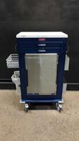 HARLOFF CRASH CART WITH FOLLETT MINI FRIDGE