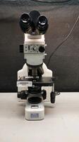 NIKON ECLIPSE E400 LAB MICROSCOPE WITH 3 OBJECTIVES