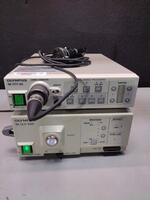 OLYMPUS ENDOSCOPY SYSTEM TO INCLUDE OTV-S5 CAMERA CONTROL UNIT WITH OTV-S5 CAMERA HEAD & COUPLER, CLV-S20 LIGHT SOURCE