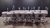 LOT OF GE ECG/EKG CARTS