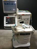 DATEX-OHMEDA AISYS ANESTHESIA MACHINE WITH (8.01 SOFTWARE VERSION) & GE B650 MONITOR