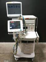 DATEX-OHMEDA AISYS ANESTHESIA MACHINE WITH (8.01 SOFTWARE VERSION) & GE B650 MONITOR