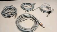 LOT OF FIBER OPTIC LIGHT CABLES