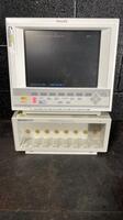 PHILIPS M1204A PATIENT MONITOR W/MODULE RACK