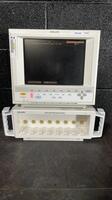 PHILIPS M1204A PATIENT MONITOR W/MODULE RACK