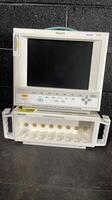 PHILIPS M1204A PATIENT MONITOR W/MODULE RACK