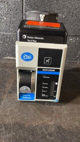 DATEX-OHMEDA TEC 6 PLUS DESFLURANE VAPORIZER